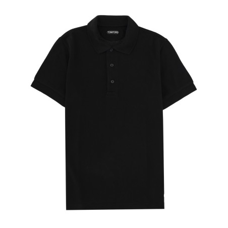 LYOCELL AND COTTON POLO SHIRT
