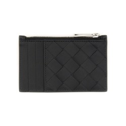 WOVEN CARD HOLDER WITH ZIPPER
