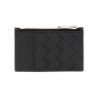 WOVEN CARD HOLDER WITH ZIPPER