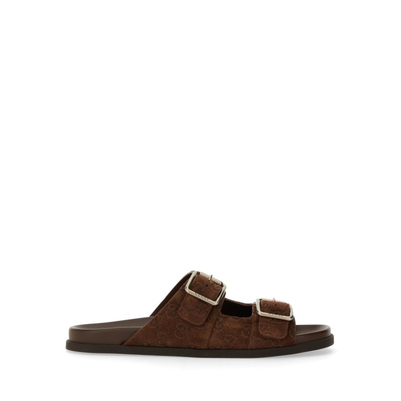 LEATHER SLIDER SANDAL