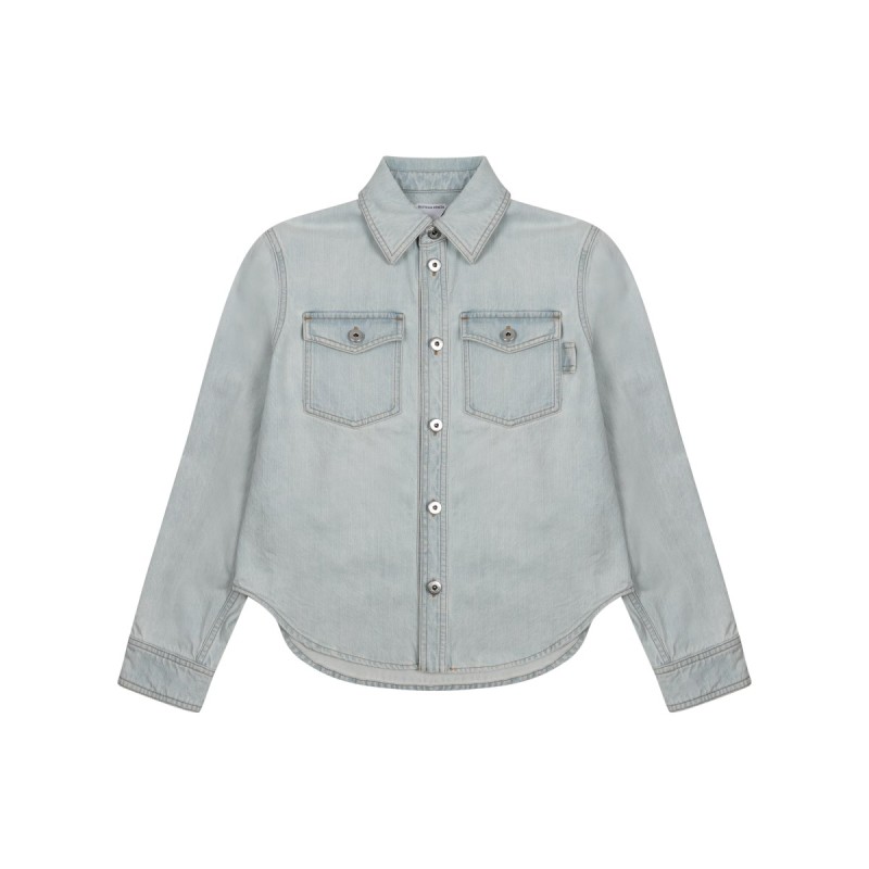 "EXTRA BLEACH" DENIM SHIRT
