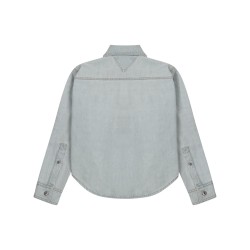 "EXTRA BLEACH" DENIM SHIRT