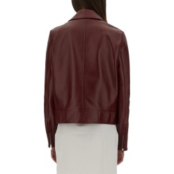 LEATHER BIKER JACKET