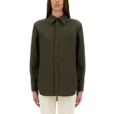 LINEN AND COTTON "CASSANDRE" SHIRT