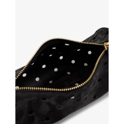 Mini Cylinder suede crossbody bag