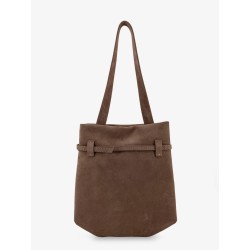 Mini Tote du Jour suede shoulder bag
