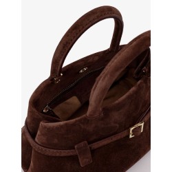 Le Cambon 25 suede handbag