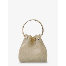Bon Bon metallic mesh bucket bag