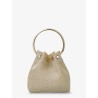 Bon Bon metallic mesh bucket bag