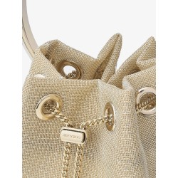 Bon Bon metallic mesh bucket bag