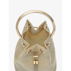 Bon Bon metallic mesh bucket bag