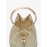 Bon Bon metallic mesh bucket bag