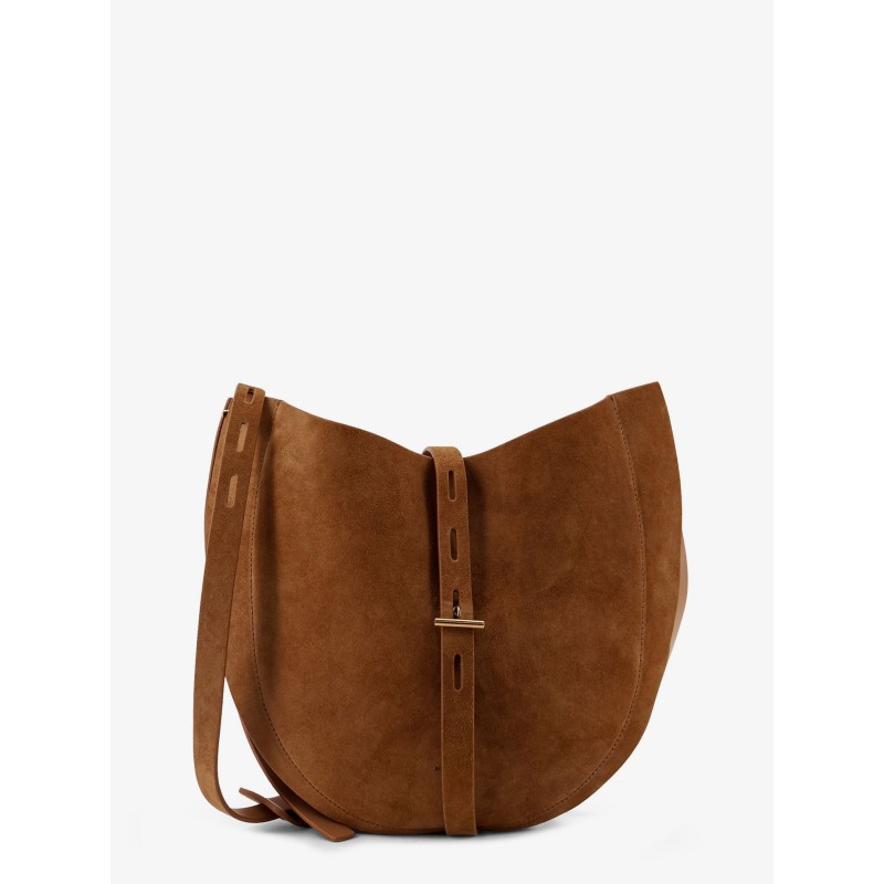 Suede crossbody bag