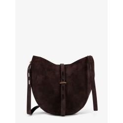 Suede shoulder bag