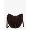 Suede shoulder bag
