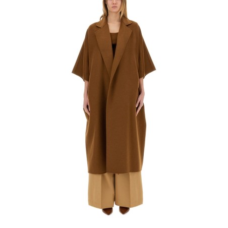 CAMEL DRAP CAPE COAT