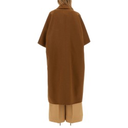 CAMEL DRAP CAPE COAT