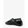 Mesh Rubber Flat Ballerinas