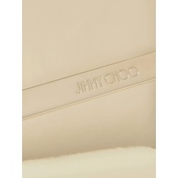 Emmie metallic leather clutch