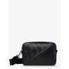 Camera Case leather crossbody bag with engraved logo lettering