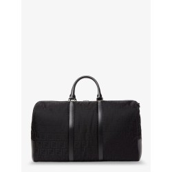 FF nylon duffel bag with leather inserts