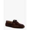 Vintage effect leather loafers