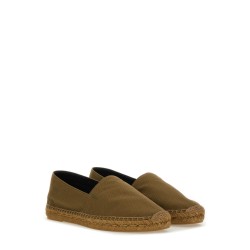 COTTON GABARDINE ESPADRILLE