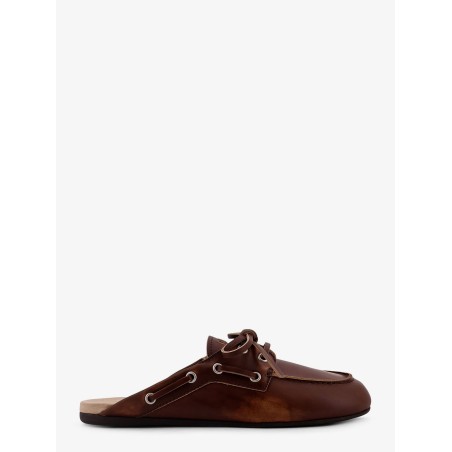 Délavé suede sabot