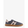 Suede sneakers with side logo