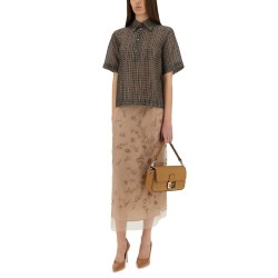 TULLE SKIRT WITH EMBROIDERY