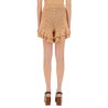 CROCHET KNIT MINI SHORTS