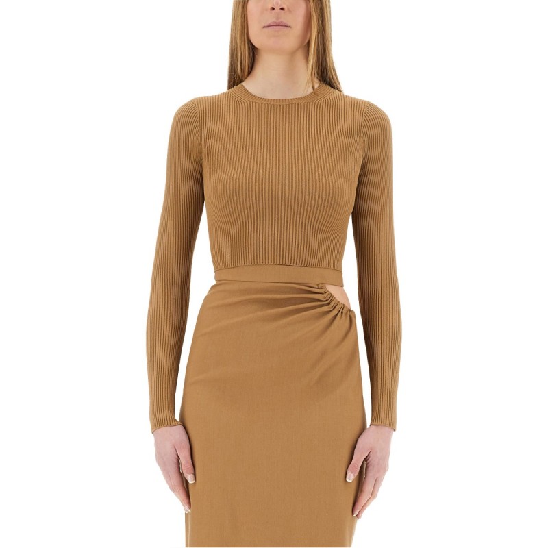 VISCOSE CREPE CROP TOP