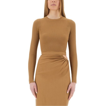 VISCOSE CREPE CROP TOP