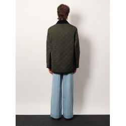 Quilted jacket with VLogo Signature patch