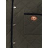 Quilted jacket with VLogo Signature patch