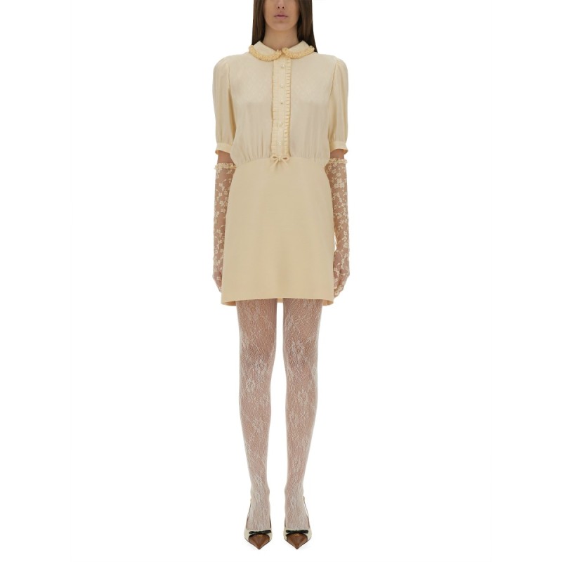 CREPE COUTURE SHORT DRESS