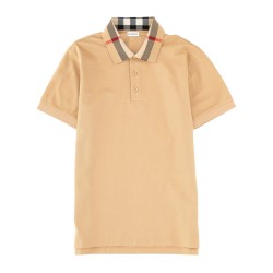 POLO SHIRT WITH "CHECK" COLLAR