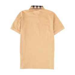 POLO SHIRT WITH "CHECK" COLLAR