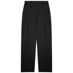 SILK BLEND TAILORED PANTS