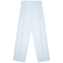 SILK BLEND TAILORED PANTS