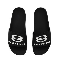 SLIP-ON SANDAL WITH LOGO