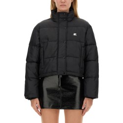 DOWN JACKET WITH LOGO