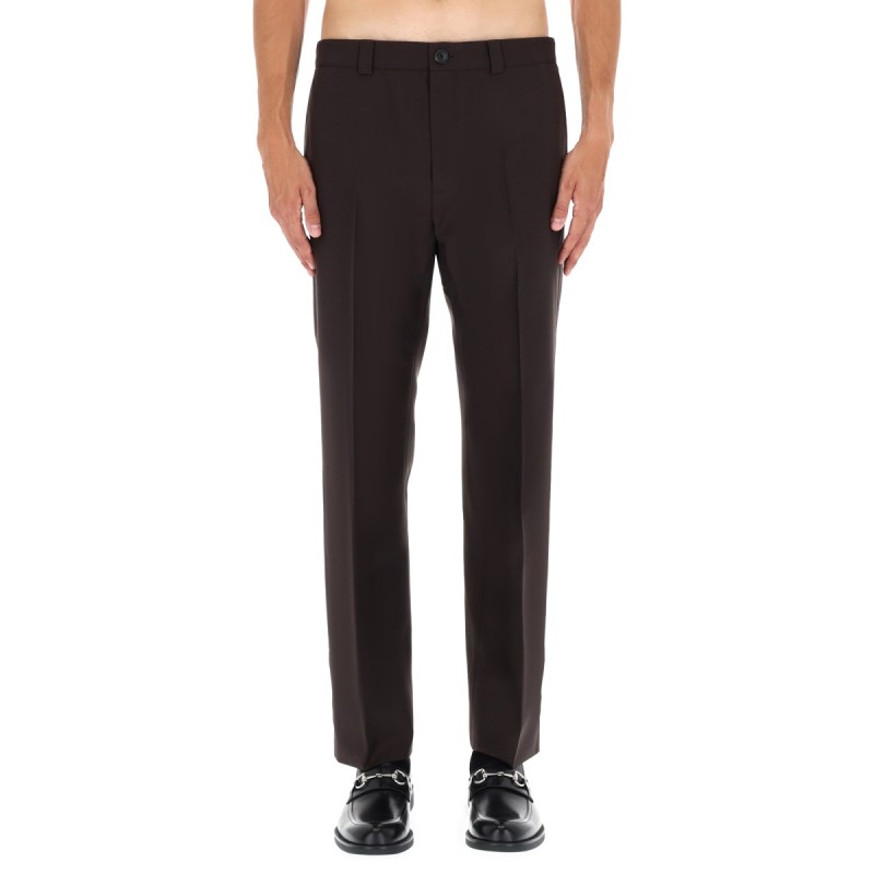WOOL GABARDINE PANTS