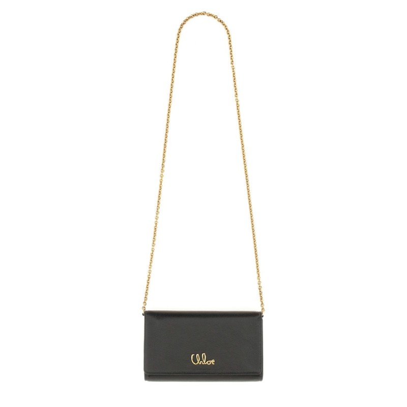 "CHLOÉ ICONIC" FLAP AND CHAIN WALLET