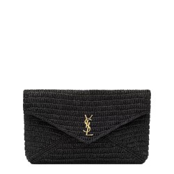 RAFFIA CLUTCH BAG