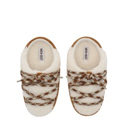 SHEARLING "EVX" MULES