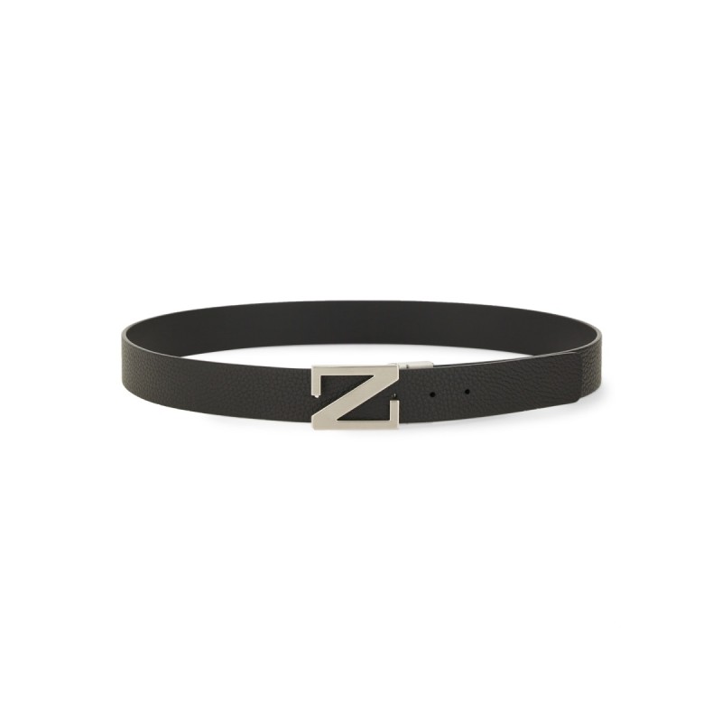 REVERSIBLE BELT WITH MONOGRAM "Z" BUCKLE