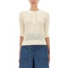 COTTON CROCHET SWEATER