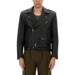 LEATHER BIKER JACKET