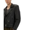 LEATHER BIKER JACKET
